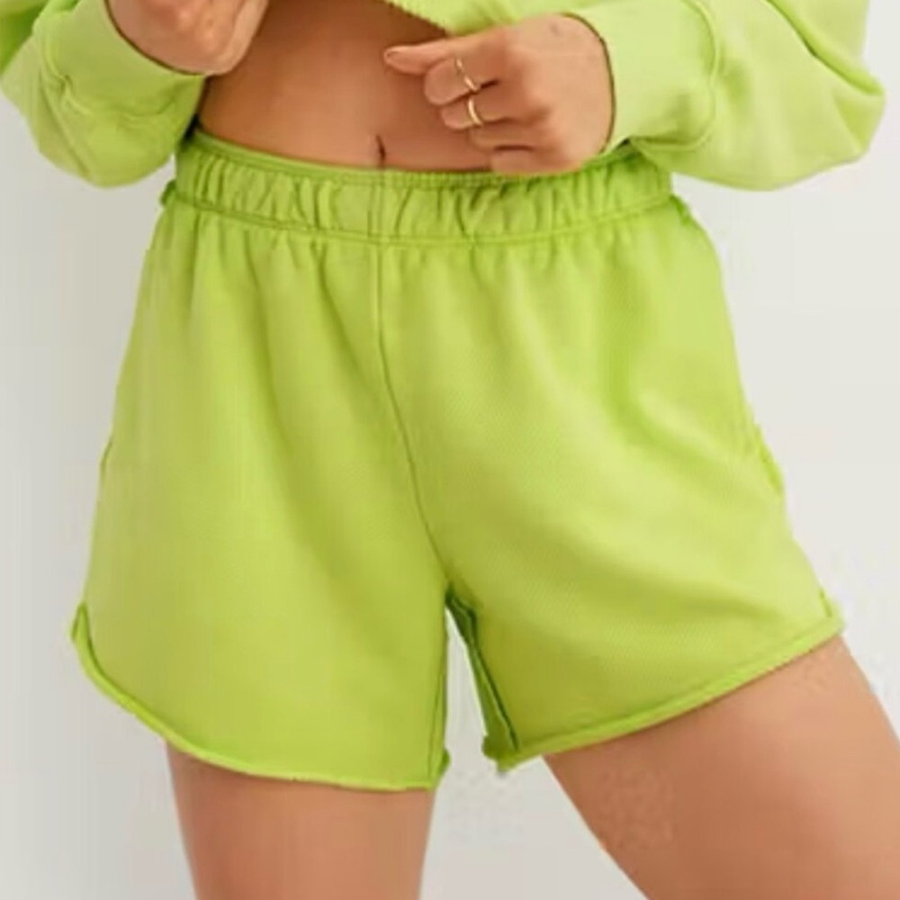 Aerie High Waisted Beach Party Shorts